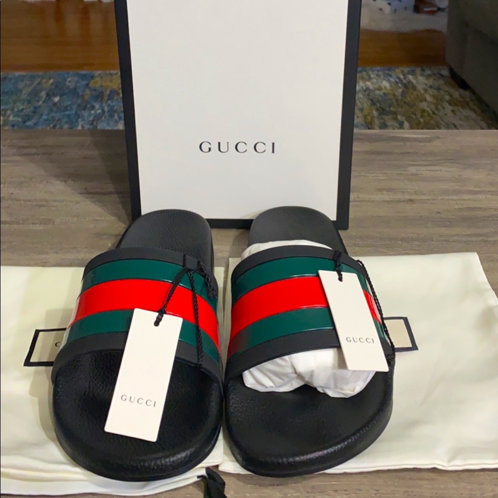 Brand new Gucci Slides Size 12